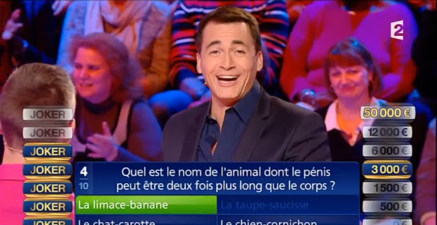 Joker : Vanessa de Clausade, la voix off du jeu d'Olivier Minne, se lâche !