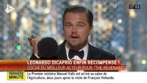 Oscars 2016 : standing ovation pour Leonardo DiCaprio qui remporte l'Oscar du Meilleur acteur (VIDÉO)