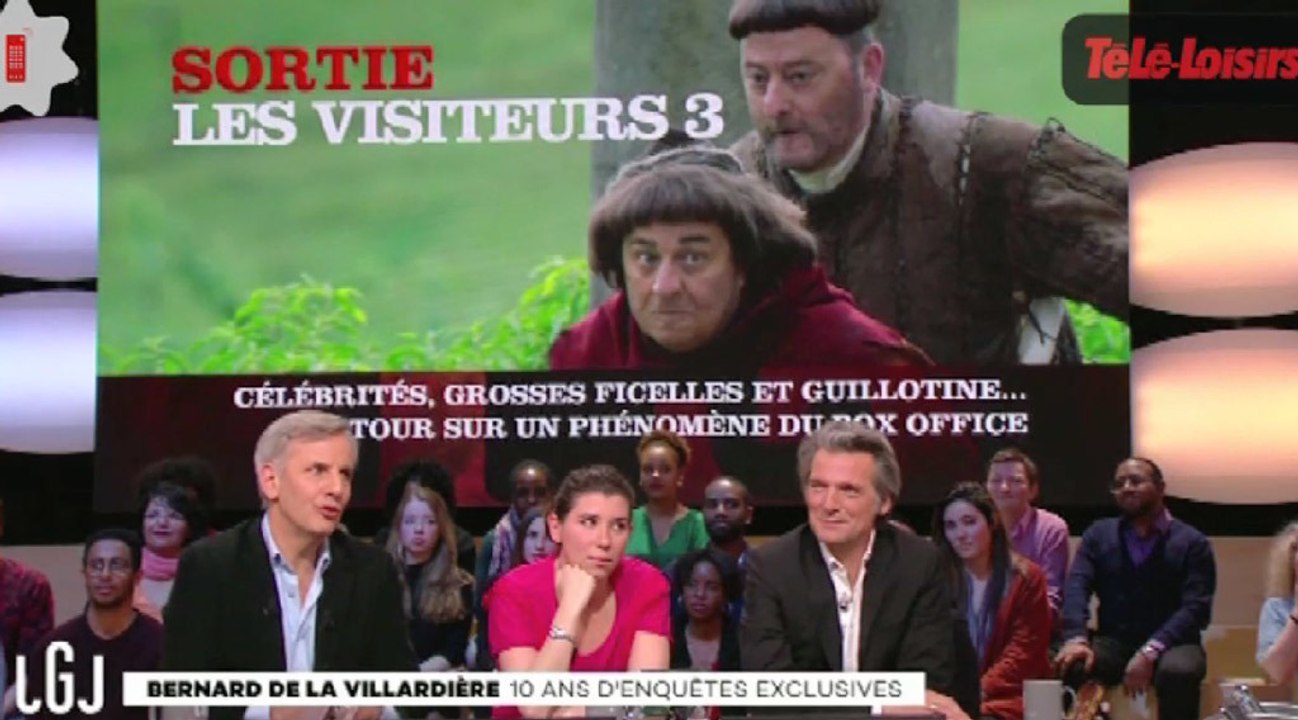 Bernard de la Villardière tacle Les Visiteurs 3 : "à mon avis c’est pas extraordinaire !"… Le zapping ciné (VIDÉO)