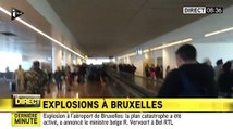 iTELE annonce que des explosions ont eu lieu à l'aéroport de Bruxelles