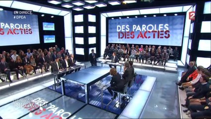 Des paroles et des actes : un homme fait irruption sur le plateau en direct