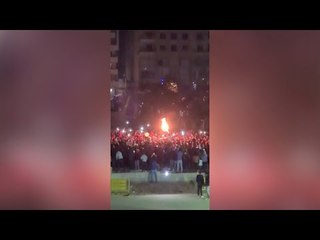 آلاف الأهلاوية يشعلون مدينة نصر احتفالا بالأميرة السمراء