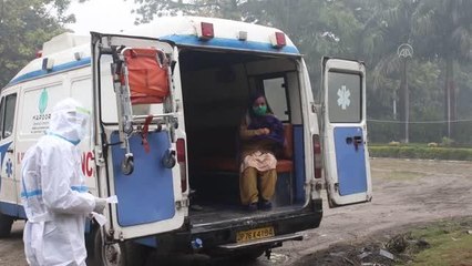 Yeni Delhi'de Kovid-19 ünitesi