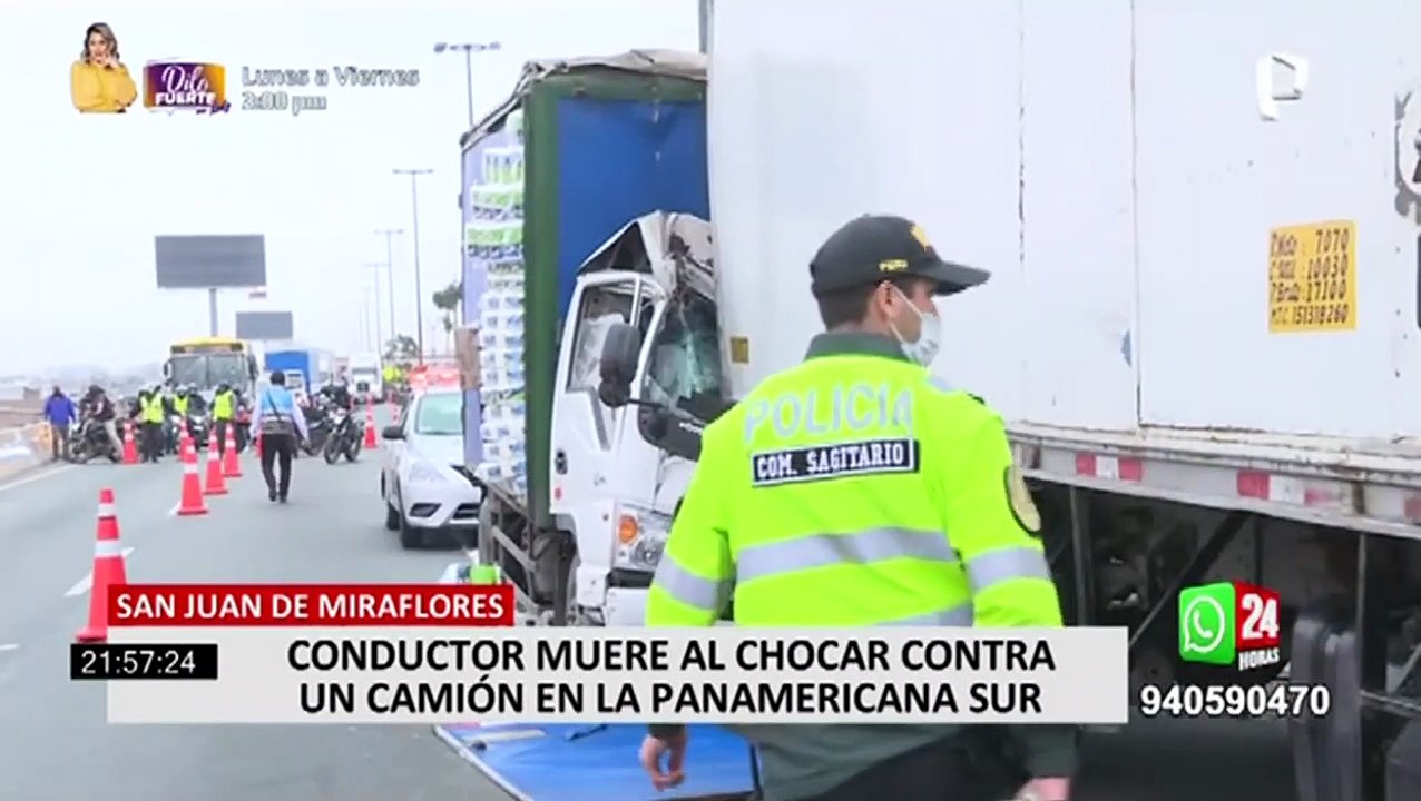 SJM: un fallecido tras accidente de tránsito en la Panamericana Sur