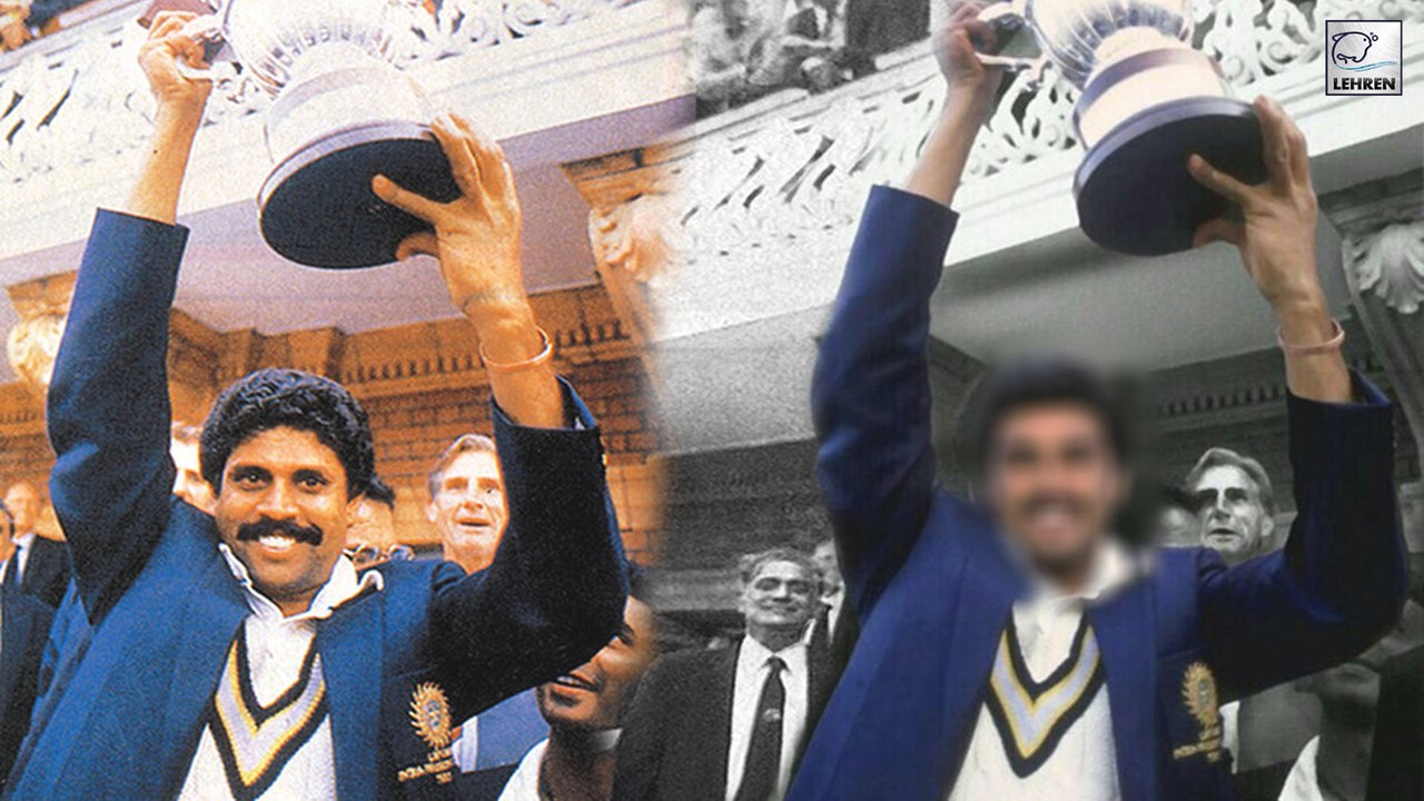 Arjun Kapoor As Kapil Dev Holding The 83 World Cup, Exclusive By Bharathi S Pradhan