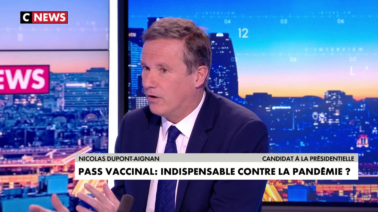 Nicolas Dupont-Aignan : «Le pass vaccinal n'a aucun intérêt»