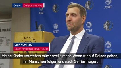 Nowitzki über Ehrung: "Es war sehr traurig"