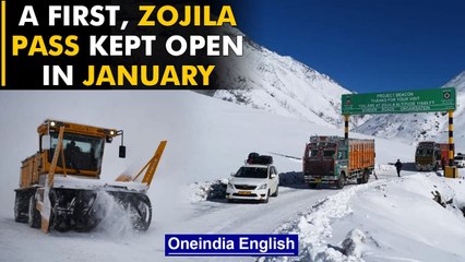 Zojila pass open in January | Historic feat amid Chinese threat at LAC | Oneindia News