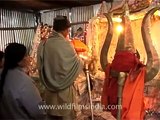 Aarti and bhajans sung by devotees in Amarnath