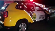 PM apreende automóvel com fios de energia e de internet furtados no Bairro Coqueiral; Dois indivíduos se evadiram do local