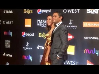 بصحبة زوجته آسر يس للإعلاميين في ختام مهرجان الجونة : تعبتوا معانا