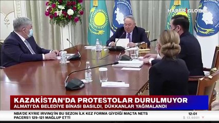 Kazakistan yangın yeri... KGAÖ askeri birlik gönderdi