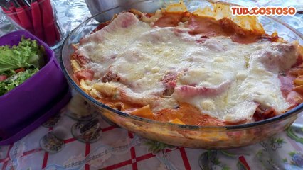 Lasanha de frango simples
