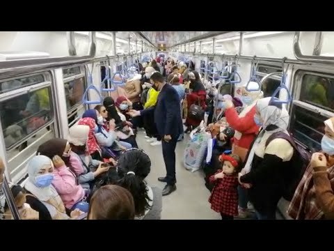 المترو يطلق حملة لحث المواطنين على ارتداء الكمامة :غرامة 4آلاف جنية