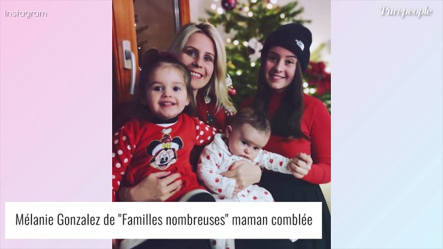 Mélanie Gonzalez (Familles nombreuses) comblée : elle présente le petit dernier de la famille