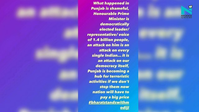 Kangana Ranaut calls PM Narendra Modi's security lapse in Punjab ‘shameful’