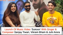 Launch Of Music Video ‘Sukoon’ With Singer & Composer Sanjay Tiwari, Vikram Bham & Juhi Arora