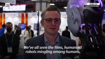 Creepy meets cool in humanoid robots at CES tech show