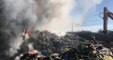 San Benedetto del Tronto (AP) - In fiamme azienda di trattamento rifiuti (06.01.22)