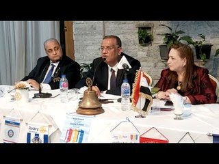 ندوة تحديات الدولة المصرية بروتاري فاروس الإسكندرية بحضور محمود مسلم