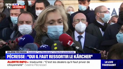 Valérie Pécresse sur l'insécurité: "Il va falloir nettoyer tous ces quartiers qui sont devenus des zones de non-droit"