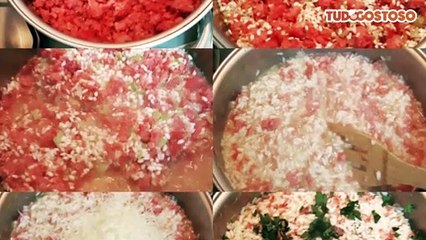 Risoto de linguiça Blumenau