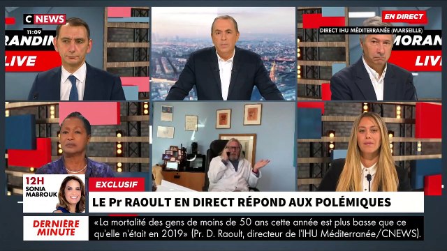 EXCLU - Le professeur Didier Raoult dans Morandini Live sur CNews : Les frères Bogdanoff auraient dû se vacciner contre le Covid-19 - VIDEO