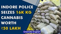 Indore police seize 16,000 kg of cannabis worth ₹50 lakhs, 5 held | Watch | Oneindia News