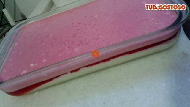 Espumone de gelatina de morango