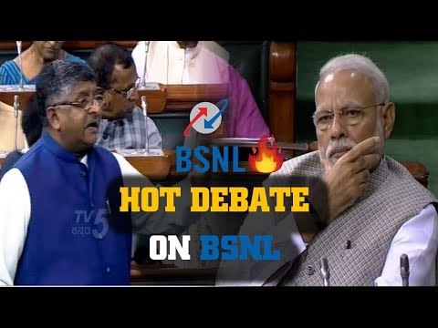 Hot Debate On BSNL in Today Lok Sabha ( Parliament ) | TV5 Kannada