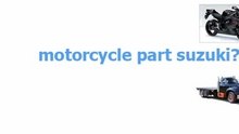 motorcycle part suzuki
