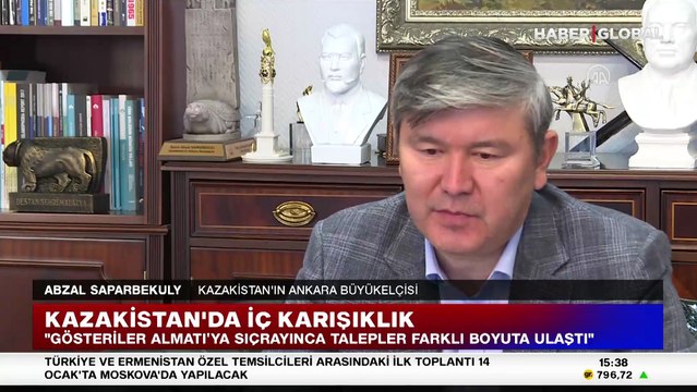 Kazakistan'da iç karışıklık! Saparbekuly: Bu olaylarda iç ve dış unsurların parmağı var