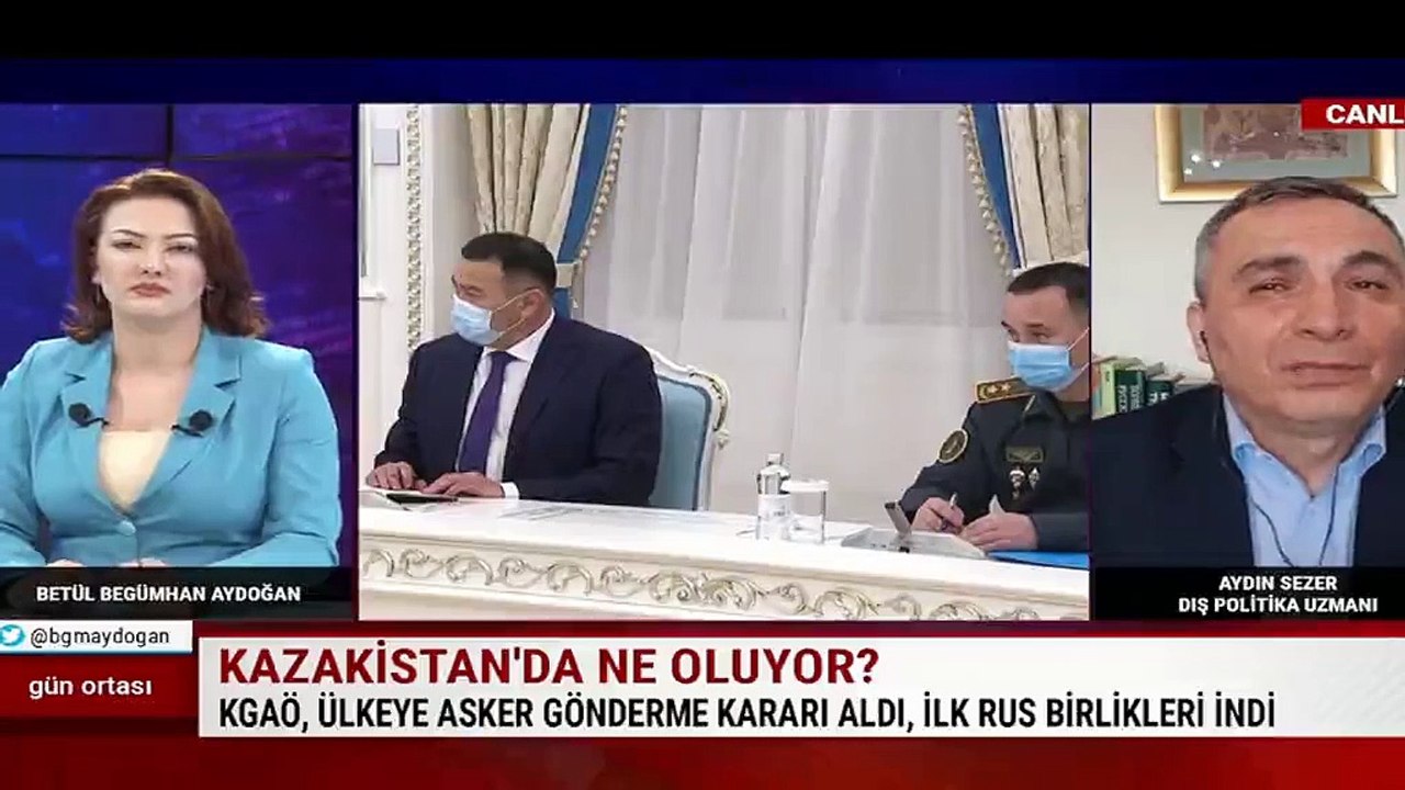 Dış Politika Uzmanı Aydın Sezer, Kazakistan'da yaşananları anlattı.