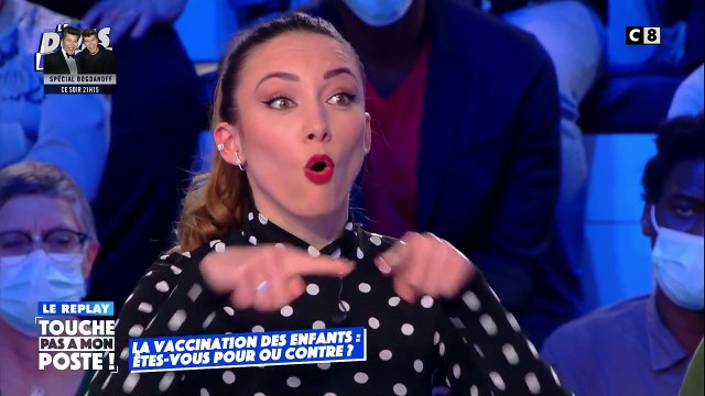 Delphine Wespiser en désaccord avec son compagnon Roger sur le vaccin - Touche pas à mon poste