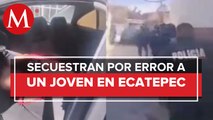 Liberan a joven secuestrado en Ecatepec; delincuentes iban por su jefe pero se equivocaron