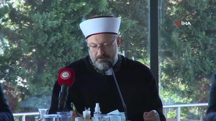 Diyanet İşleri Başkanı Erbaş: "(Özgür Özel'e) Talihsiz bir açıklama olmuştur"