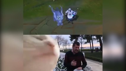 El baile de Ezreal comparado con el Viral al que homenajea (League of Legends)