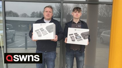 Masked raiders break into drone shop of Dragons’ Den star and steal more than £100,000 worth of stock in just THREE MINUTES