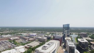 Drone Footage of High Rises in a City