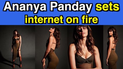 Ananya Panday sets internet on fire with her sexy pictures