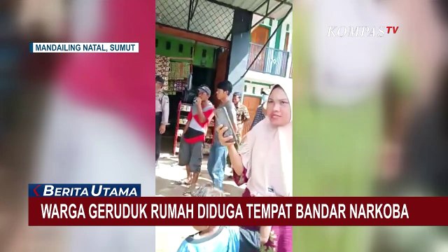 Maraknya Peredaran Narkoba, Warga di Mandailing Natal Geruduk Rumah Diduga Bandar Narkoba!