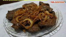 Bife de fígado frito