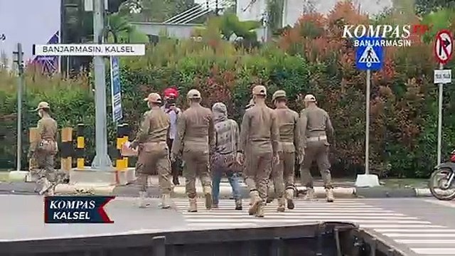 Mengaku Terlantar Usai Kehilangan Dompet, Pria Pengemis di Banjarmasin Diamankan Satpol PP