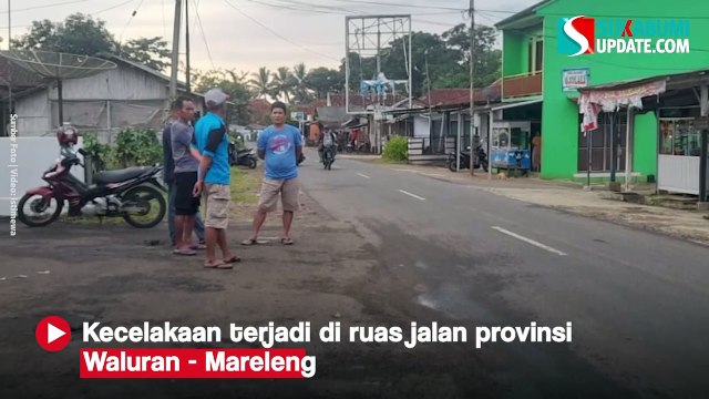 Kecelakaan di Waluran Sukabumi, Pemotor Hantam Truk Boks
