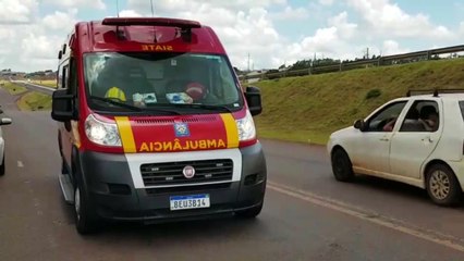 Download Video: Rapaz fica ferido após colisão de trânsito na marginal da BR-467, em Cascavel