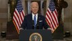 Invasion du Capitole: Joe Biden accuse Donald Trump d'avoir "tenté d'empêcher un transfert pacifique du pouvoir"