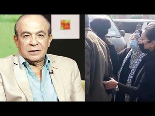 انهيار زوجه هادي الجيار أثناء تشييع جنازته
