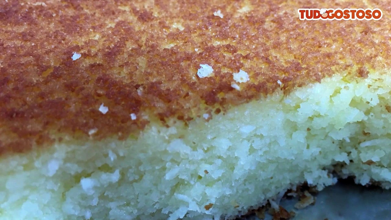 Bolo de mandioca fofo