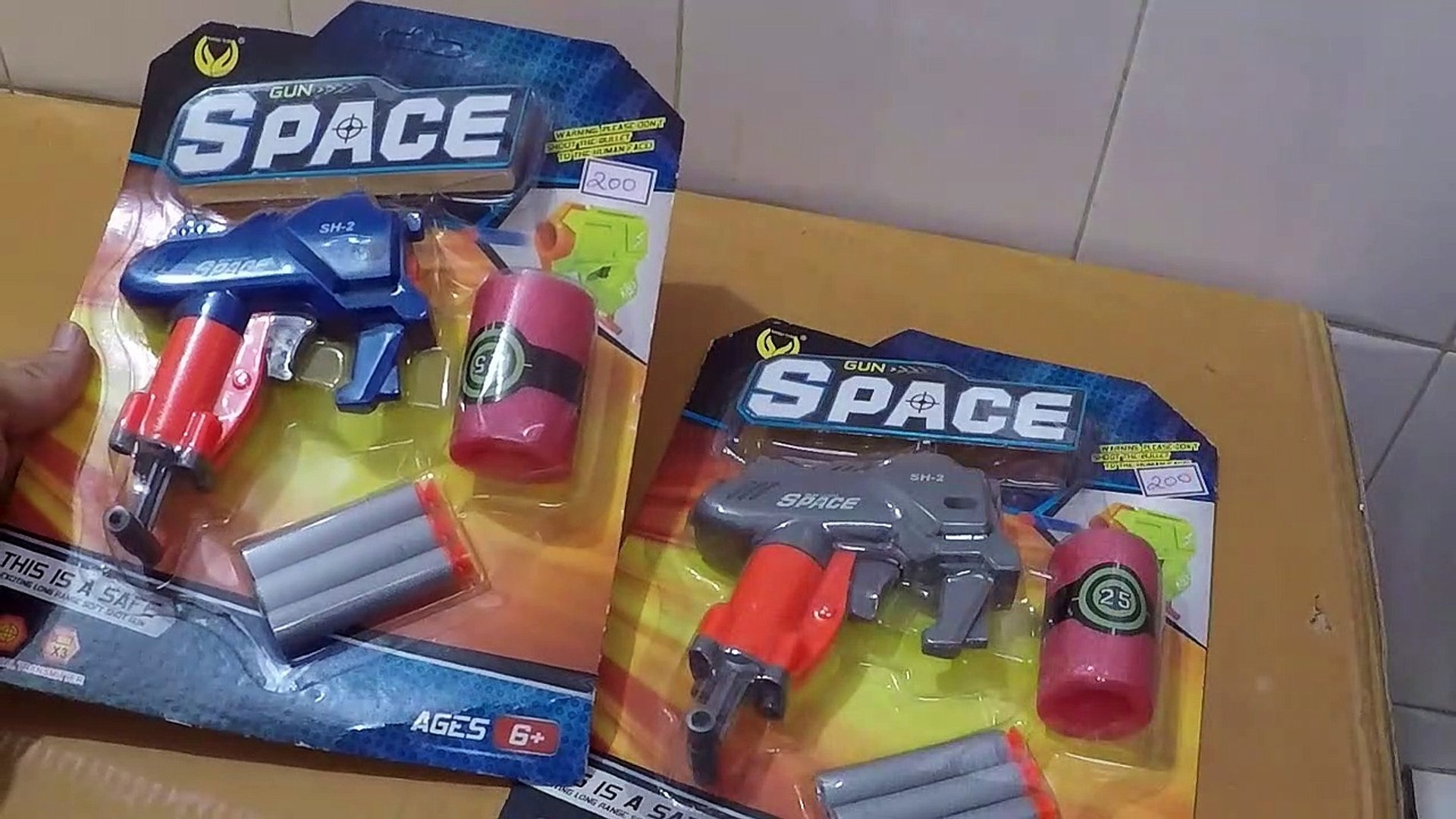 Unboxing and Review of SPACE sh-2 soft bullet toy gun for kids gift - video  Dailymotion