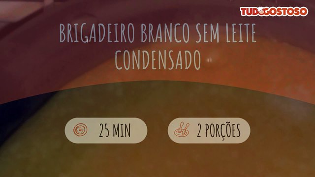 Brigadeiro branco sem leite condensado